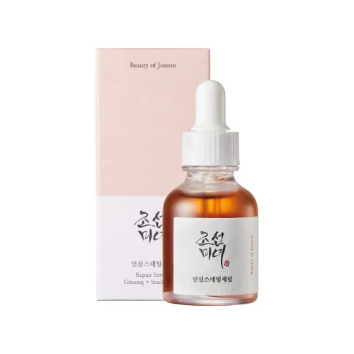 Beauty of Joseon | Repair Serum: Ginseng + Snail Mucin | 30ml (1 fl.oz.) | Korean Skin Care | For all skin types.
