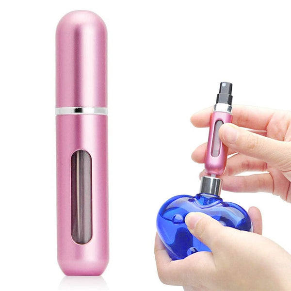 selcouth yyds 5ML Perfume Atomiser,Perfume Refillable Bottle Portable for Travel Business Trip Outdoor Activities(Pink)